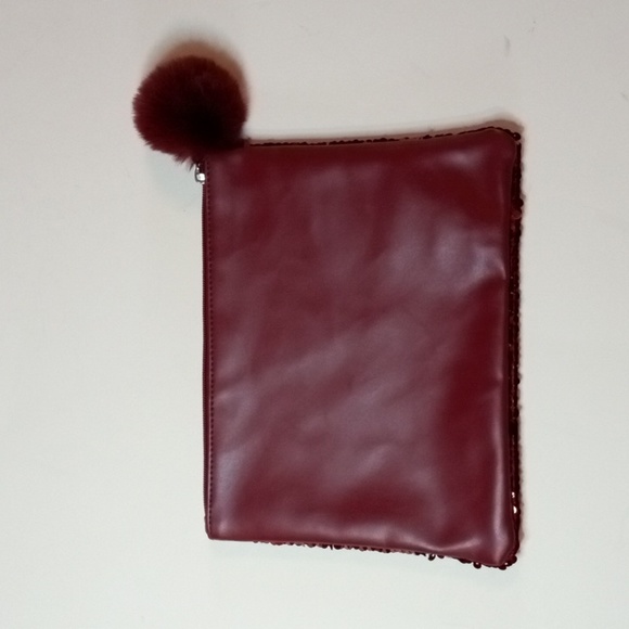 Women's sequence Red Makeup Cosmetics Bag N.R - Picture 5 of 6